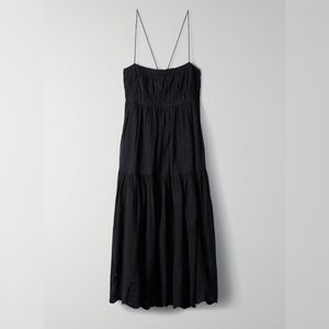 Aritzia Wilfred Vagabond Dress Black X-Small